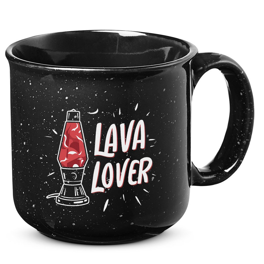 Lava Lover Lava Lamp 15oz Campfire Ceramic Mug