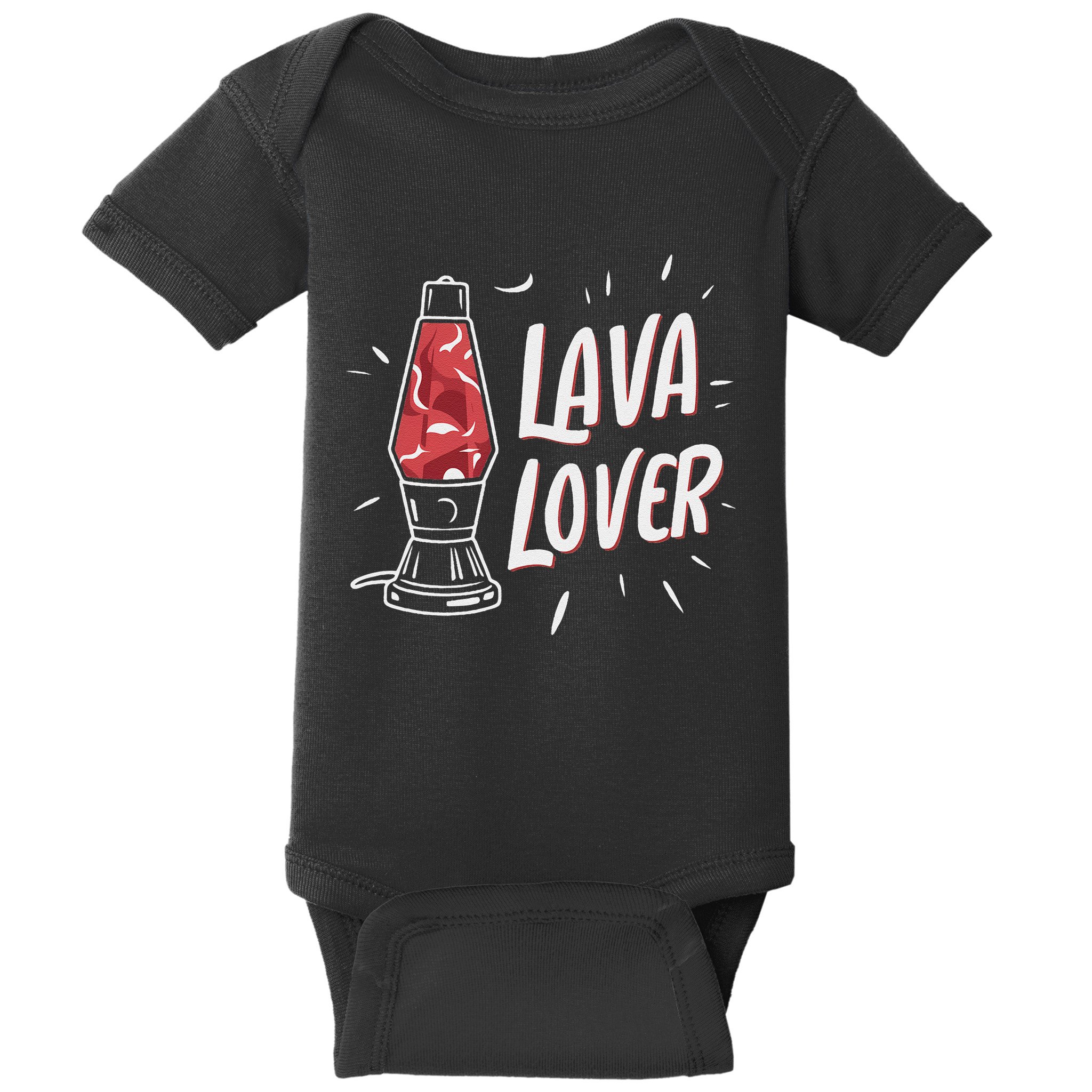 Lava Lover Lava Lamp Baby Bodysuit