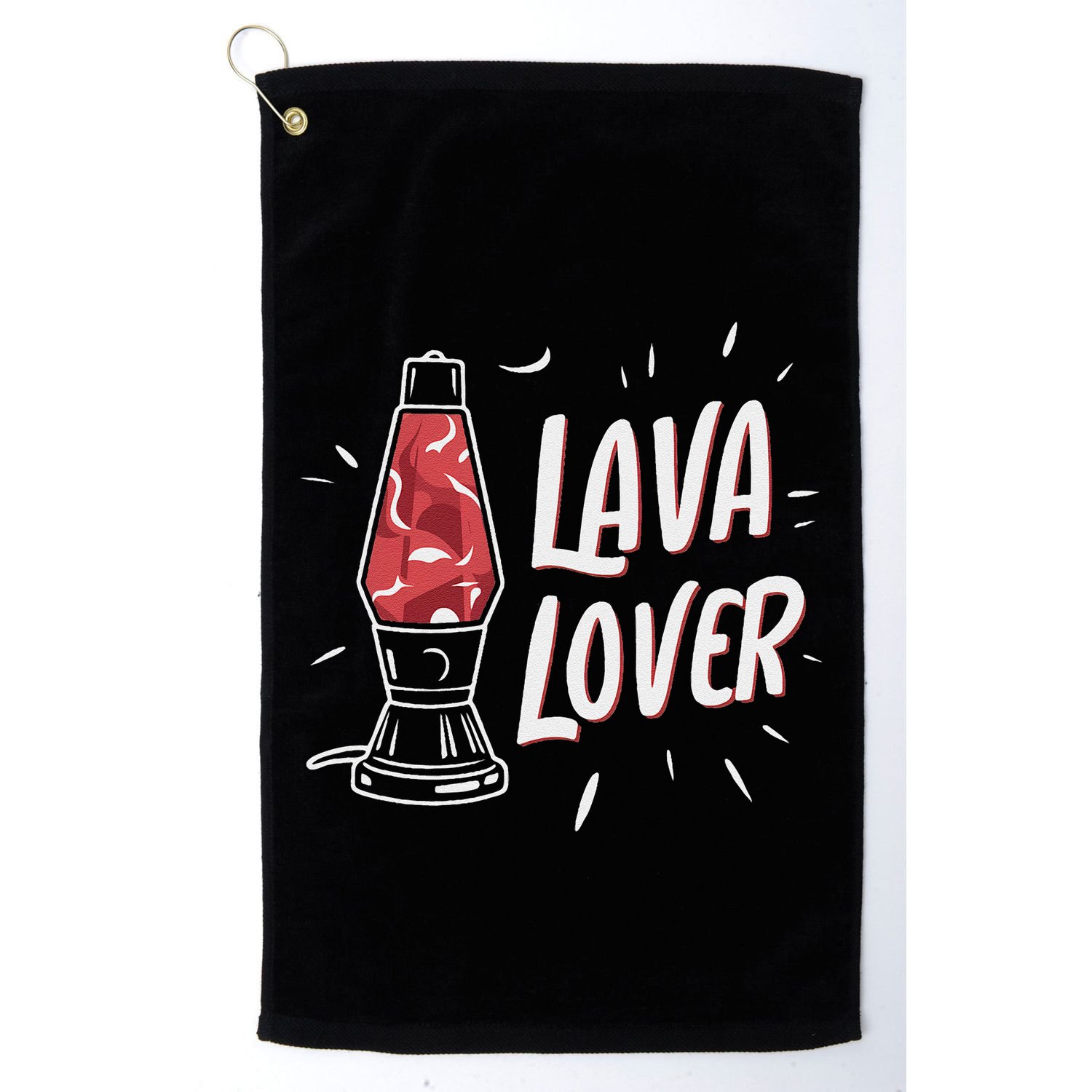 Lava Lover Lava Lamp Golf Towel
