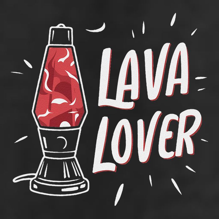 Lava Lover Lava Lamp Golf Towel