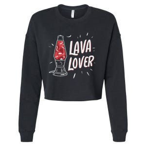 Lava Lover Lava Lamp Cropped Pullover Crew