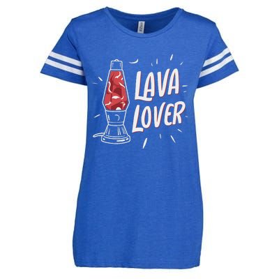 Lava Lover Lava Lamp Enza Ladies Jersey Football T-Shirt