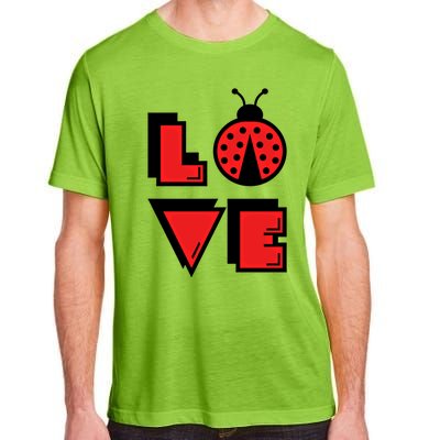 Love Ladybug Lady Bug I Love Ladybirds Lucky Insects Gift Adult ChromaSoft Performance T-Shirt