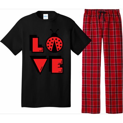 Love Ladybug Lady Bug I Love Ladybirds Lucky Insects Gift Pajama Set