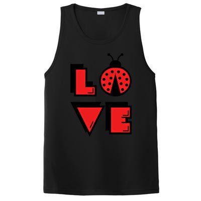 Love Ladybug Lady Bug I Love Ladybirds Lucky Insects Gift PosiCharge Competitor Tank