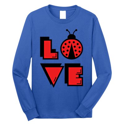 Love Ladybug Lady Bug I Love Ladybirds Lucky Insects Gift Long Sleeve Shirt