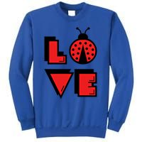 Love Ladybug Lady Bug I Love Ladybirds Lucky Insects Gift Sweatshirt