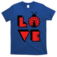 Love Ladybug Lady Bug I Love Ladybirds Lucky Insects Gift T-Shirt