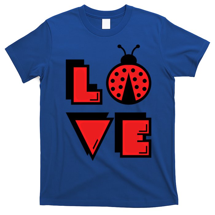 Love Ladybug Lady Bug I Love Ladybirds Lucky Insects Gift T-Shirt