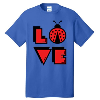 Love Ladybug Lady Bug I Love Ladybirds Lucky Insects Gift Tall T-Shirt