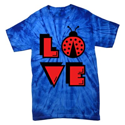 Love Ladybug Lady Bug I Love Ladybirds Lucky Insects Gift Tie-Dye T-Shirt