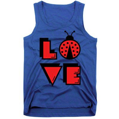 Love Ladybug Lady Bug I Love Ladybirds Lucky Insects Gift Tank Top