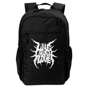 Live Laugh Love Death Metal Style Daily Commute Backpack