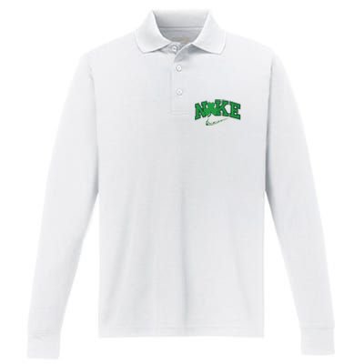 Lucky Luxury Performance Long Sleeve Polo