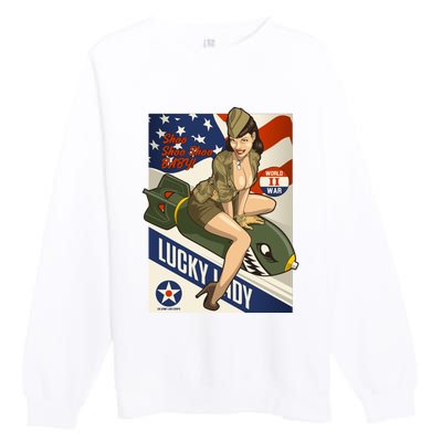 Lucky Lady Premium Crewneck Sweatshirt