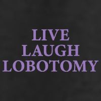 Live Laugh Lobotomy Funny Ironic 2000s Goth Punk Emo Adult Drive Performance Visor