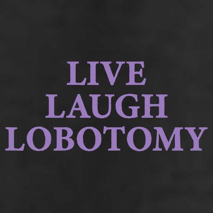 Live Laugh Lobotomy Funny Ironic 2000s Goth Punk Emo Adult Drive Performance Visor