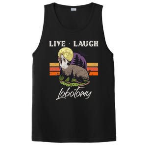 Live Laugh Lobotomy Opossum Funny Possum Lobotomies PosiCharge Competitor Tank