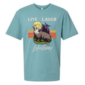 Live Laugh Lobotomy Opossum Funny Possum Lobotomies Sueded Cloud Jersey T-Shirt