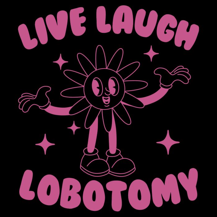 Live Laugh Lobotomy Flower Meme Impact Tech Backpack