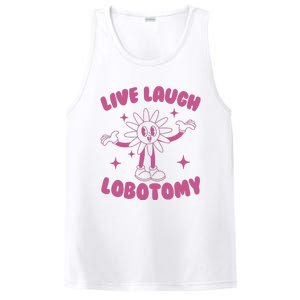 Live Laugh Lobotomy Flower Meme PosiCharge Competitor Tank