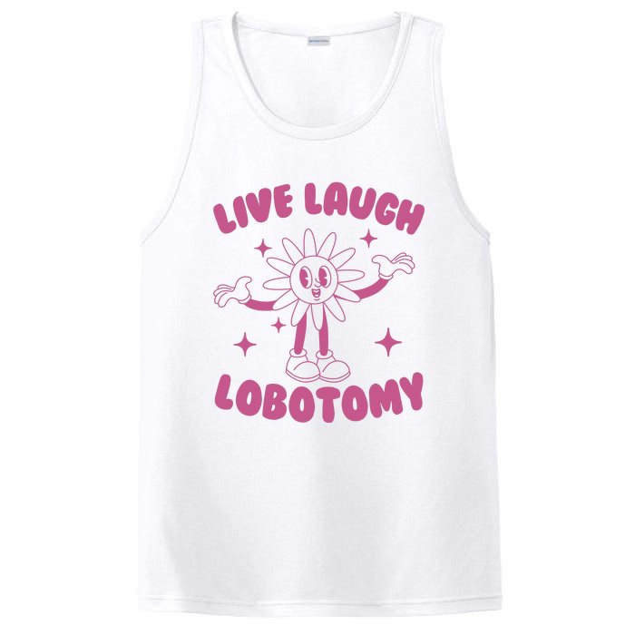 Live Laugh Lobotomy Flower Meme PosiCharge Competitor Tank