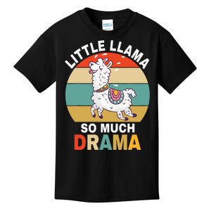 Llama Little Llama So Much Drama Kids T-Shirt