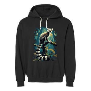 Lemurs Lemur Garment-Dyed Fleece Hoodie