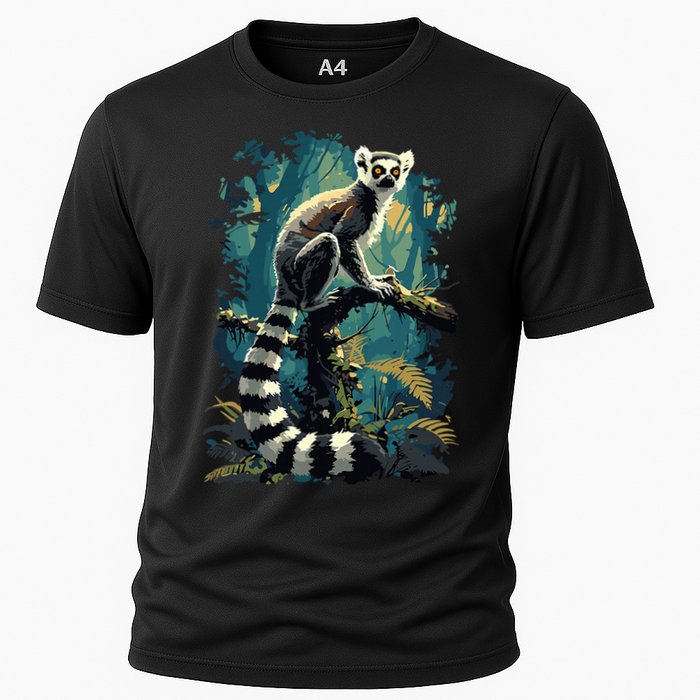 Lemurs Lemur Cooling Performance Crew T-Shirt