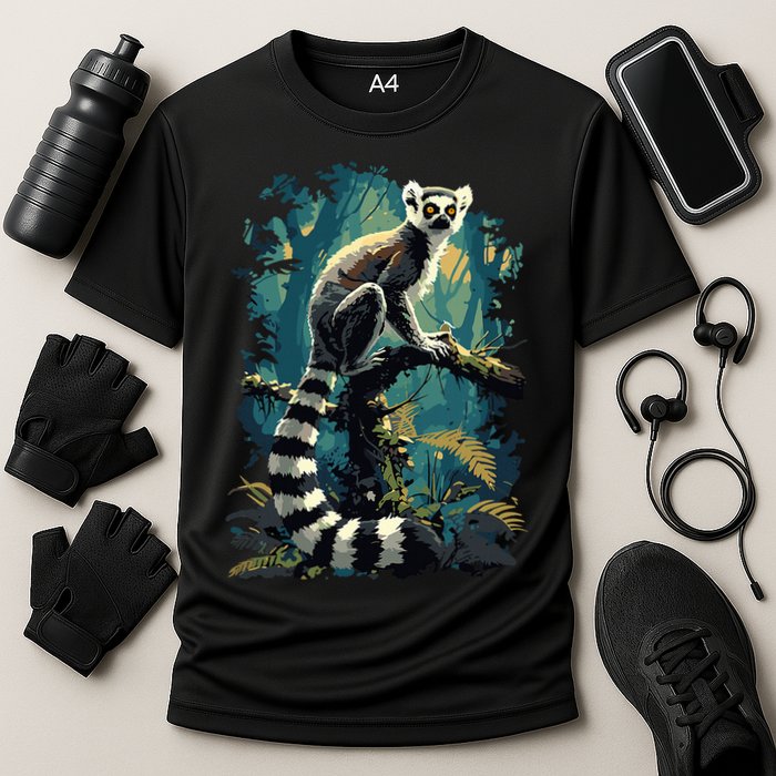 Lemurs Lemur Cooling Performance Crew T-Shirt