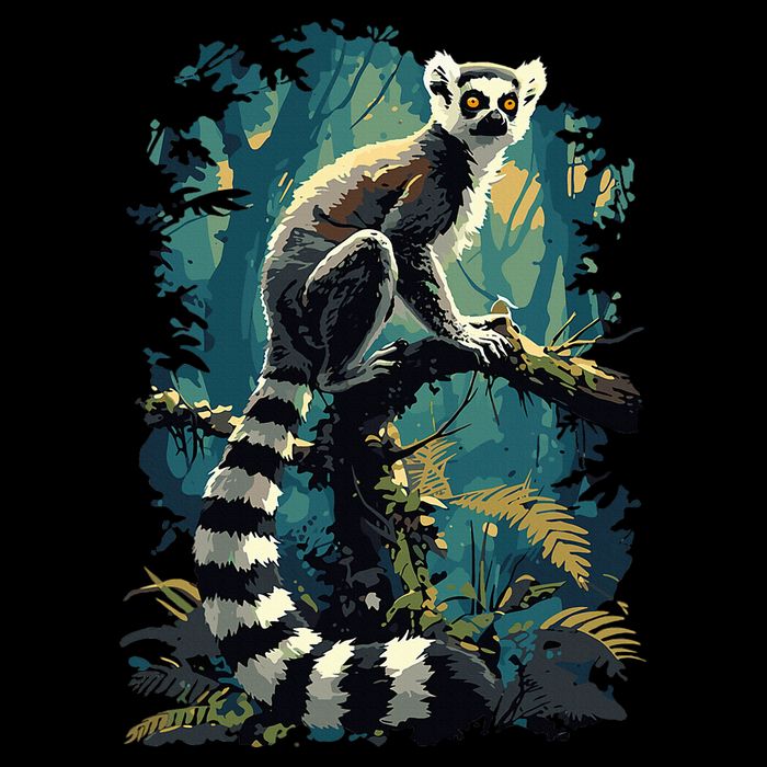 Lemurs Lemur Cooling Performance Crew T-Shirt