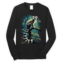 Lemurs Lemur Long Sleeve Shirt