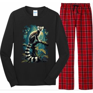 Lemurs Lemur Long Sleeve Pajama Set