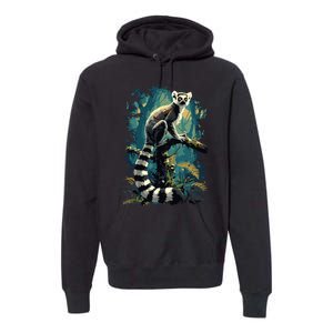 Lemurs Lemur Premium Hoodie