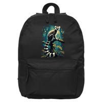 Lemurs Lemur 16 in Basic Backpack