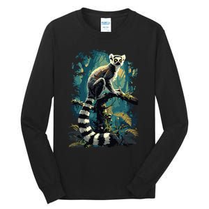 Lemurs Lemur Tall Long Sleeve T-Shirt