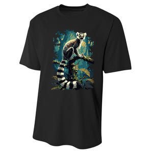 Lemurs Lemur Performance Sprint T-Shirt