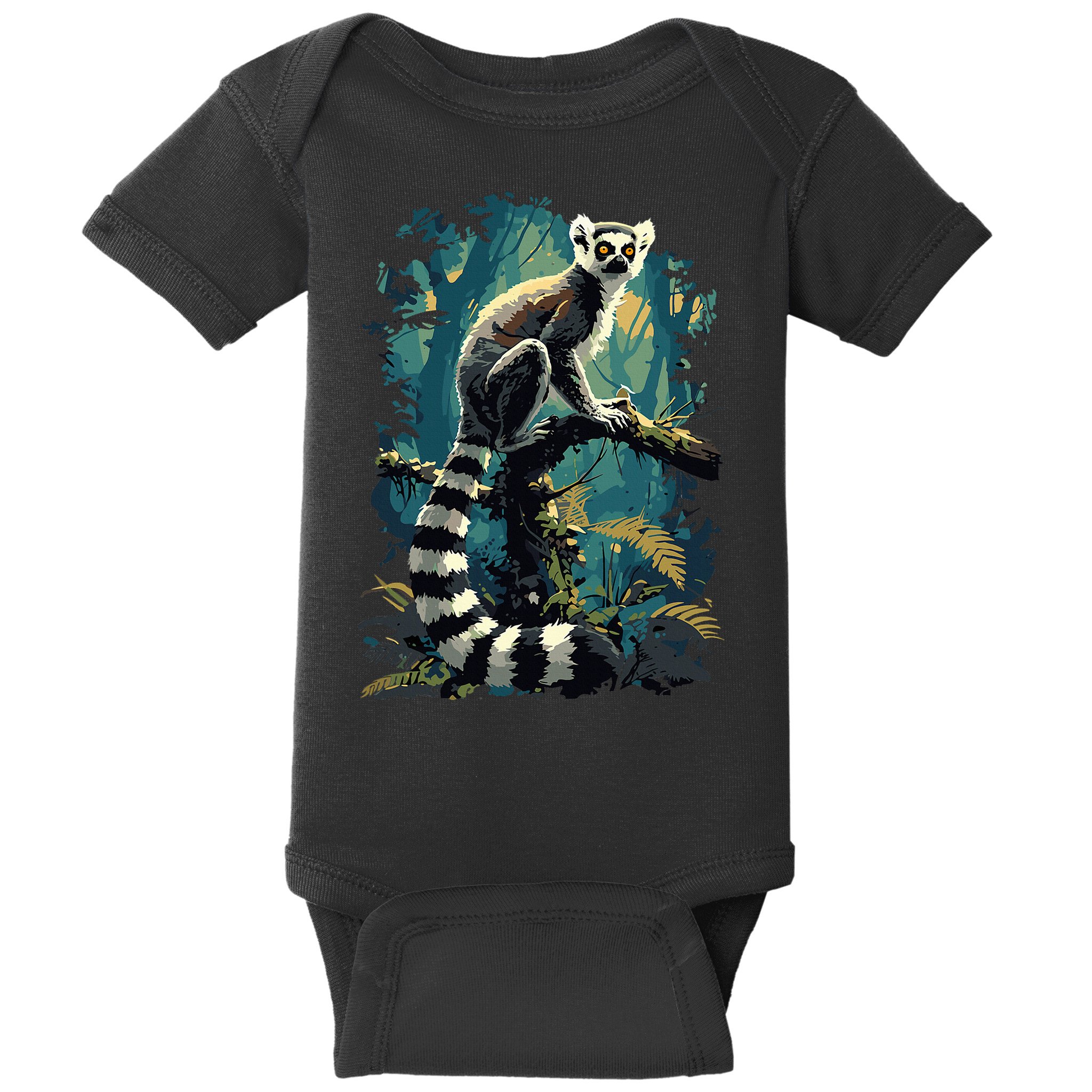 Lemurs Lemur Baby Bodysuit
