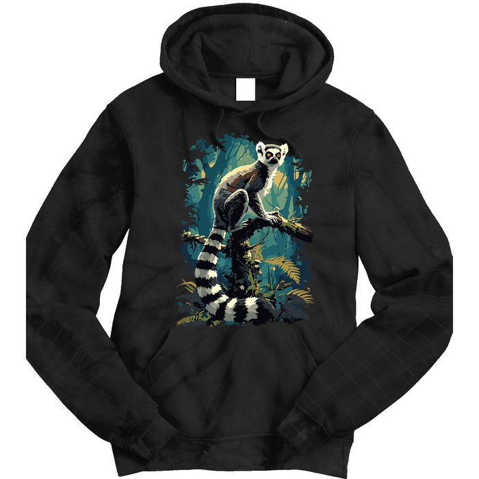 Lemurs Lemur Tie Dye Hoodie