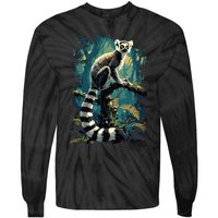 Lemurs Lemur Tie-Dye Long Sleeve Shirt