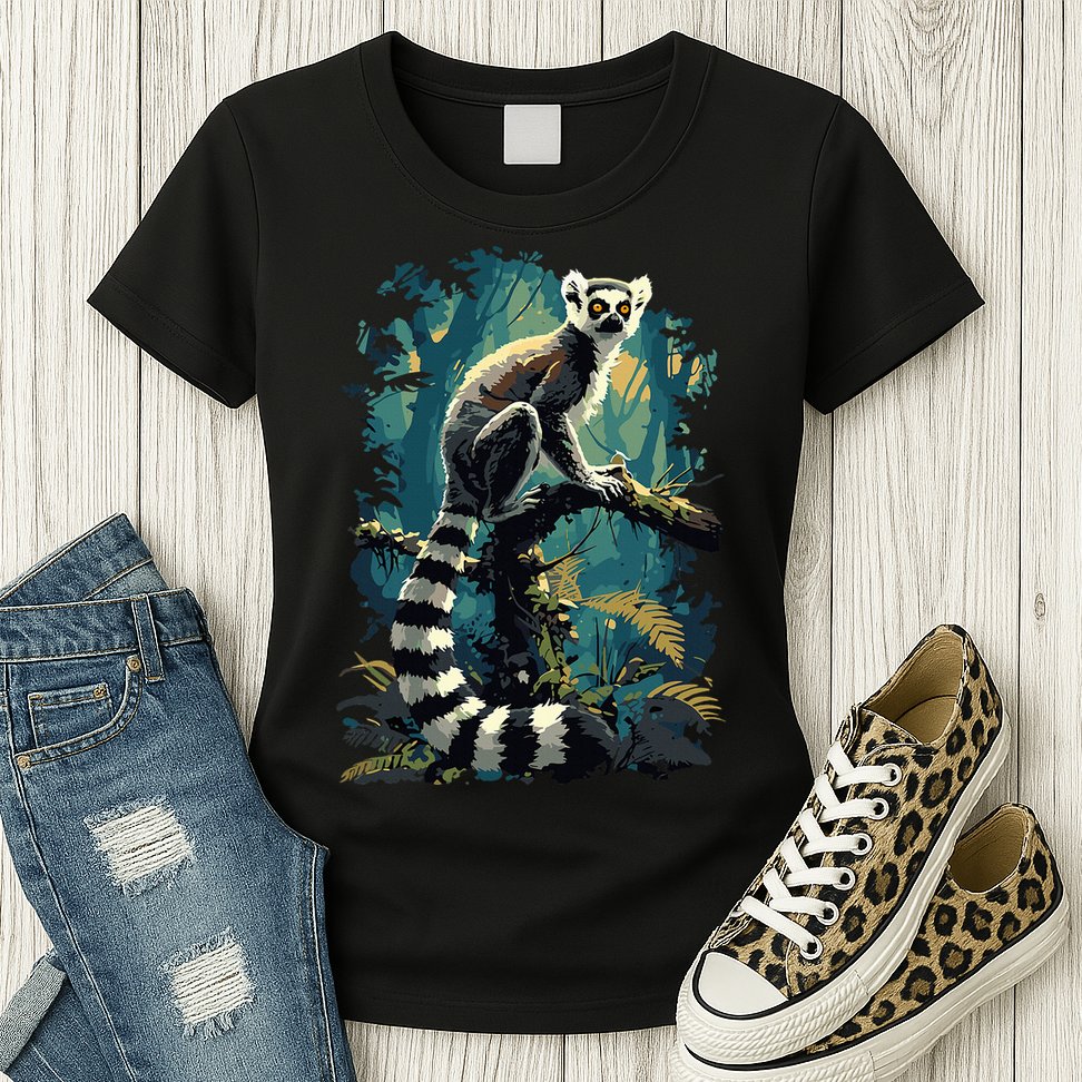 Lemurs Lemur Womens T-Shirt