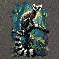 Lemurs Lemur Cotton Canvas Backpack