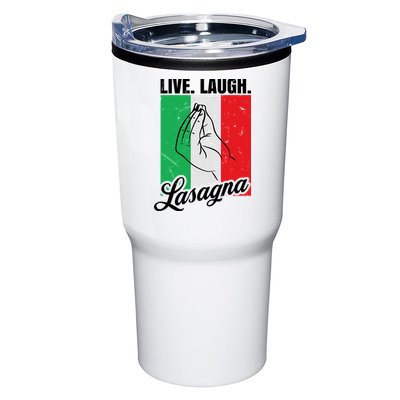 Live Laugh Lasagna Funny Italian Lasagna Lover Tumbler