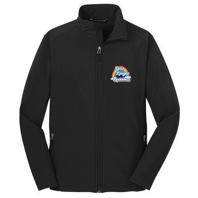 Live Laugh Lesbian Rainbow Flag LGBT Best Gifts Core Soft Shell Jacket