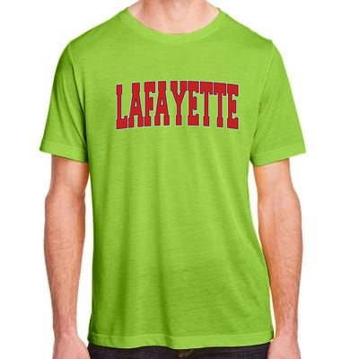 Lafayette La Louisiana Varsity Style Usa Vintage Sports Gift Adult ChromaSoft Performance T-Shirt