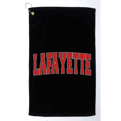 Lafayette La Louisiana Varsity Style Usa Vintage Sports Gift Golf Towel
