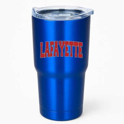Lafayette La Louisiana Varsity Style Usa Vintage Sports Gift Tumbler
