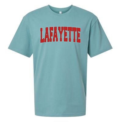 Lafayette La Louisiana Varsity Style Usa Vintage Sports Gift Sueded Cloud Jersey T-Shirt