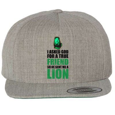 Lion Lioness Lion Pride E Lion E King Of Beasts Lion Cool Gift Wool Snapback Cap