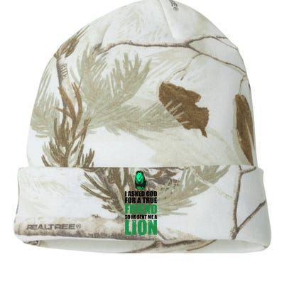 Lion Lioness Lion Pride E Lion E King Of Beasts Lion Cool Gift Kati Licensed 12" Camo Beanie